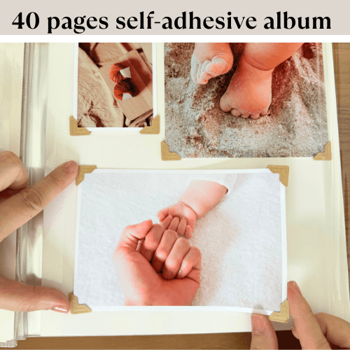 Personalised Self-adhesive Album - Block Letters - Mimoriva